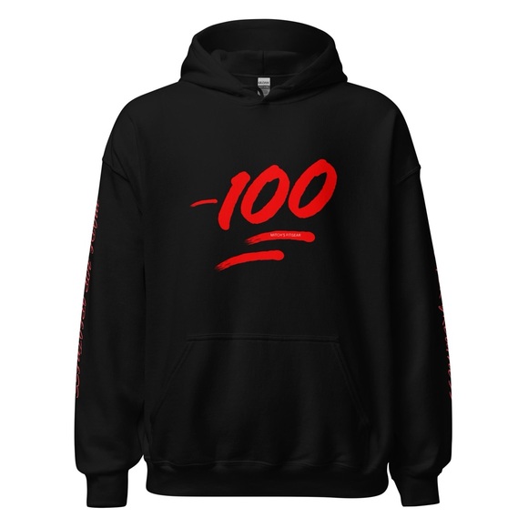 -100 = Move 100 Hoodie - Picture 4 of 5
